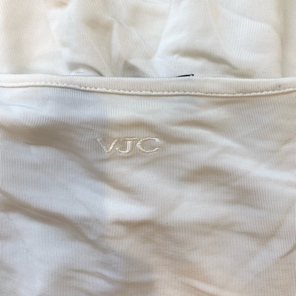 VERSACE White Sleeveless Blouse Sz 44 - Picture 4 of 4